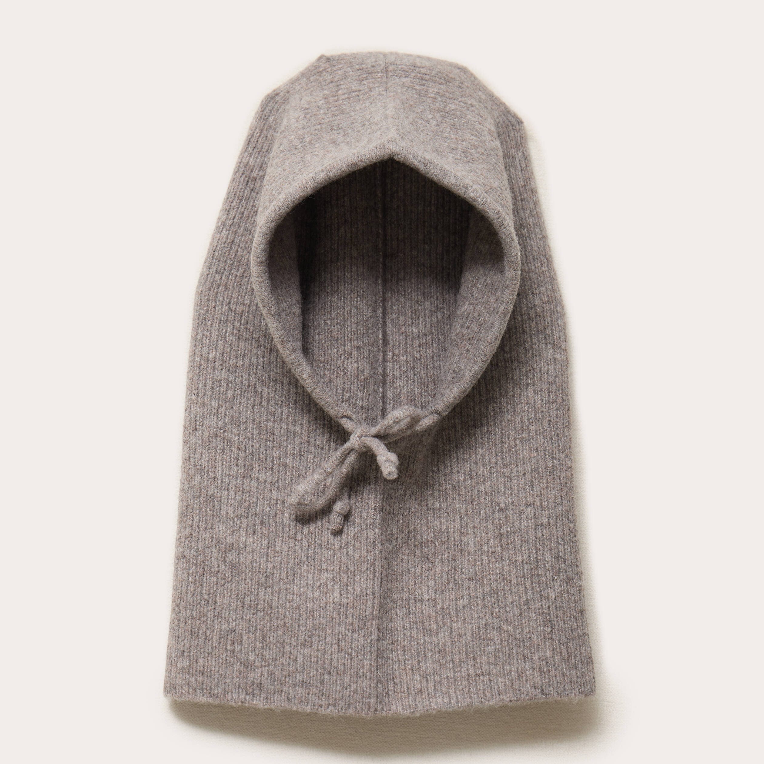 Cagoule beige femme