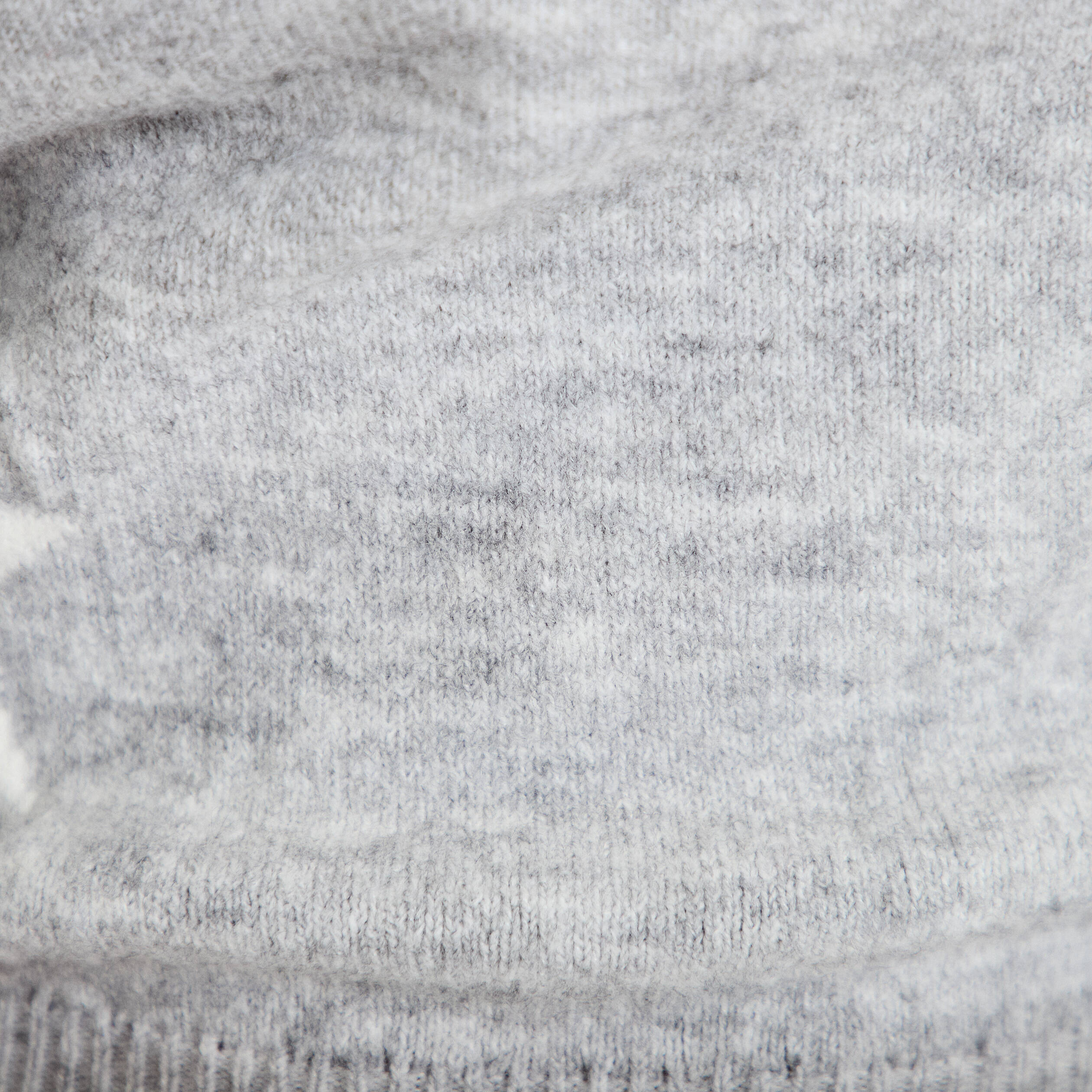 Pull col bateau manches longues gris clair femme