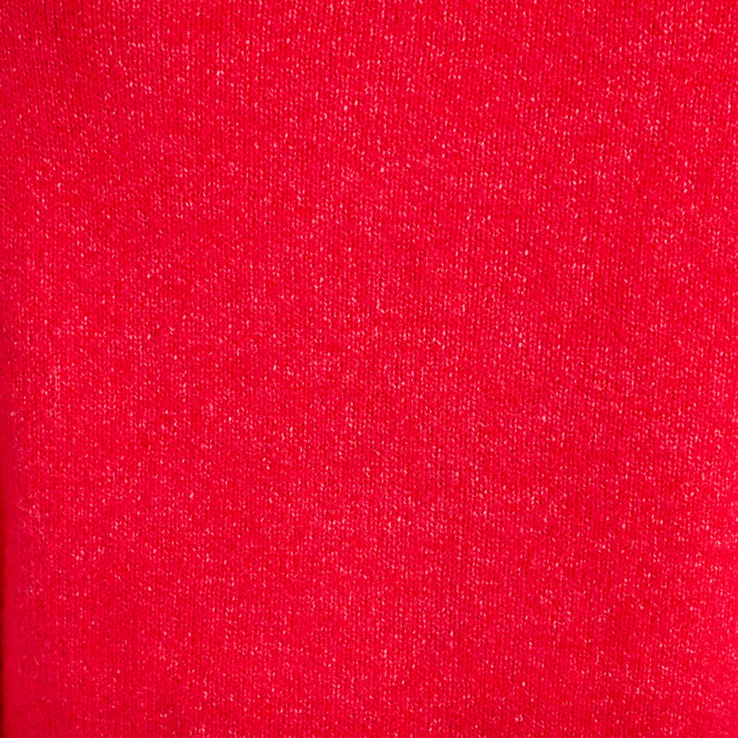 Gilet boutonn&eacute; manches longues rouge femme