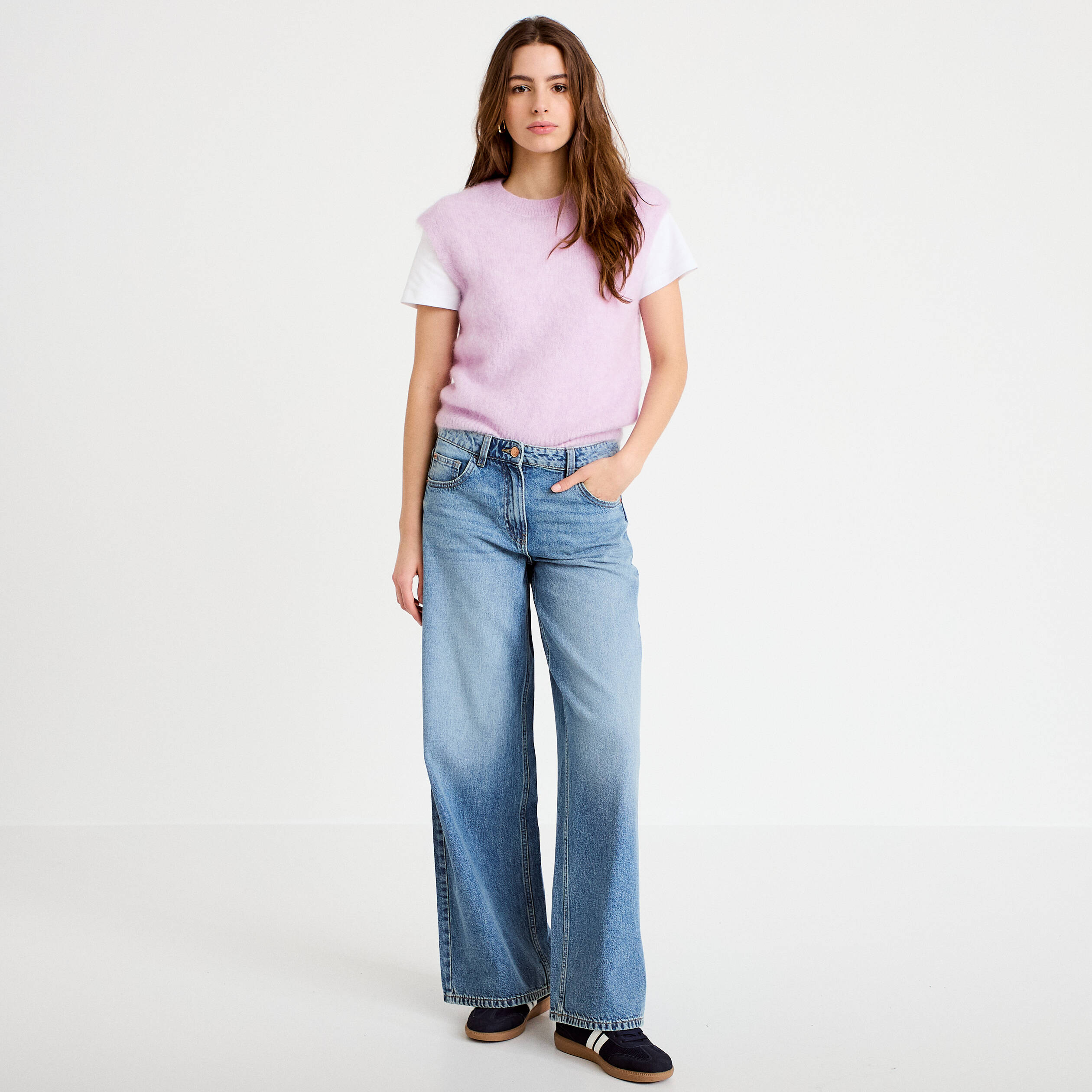 Pull sans manches parme femme