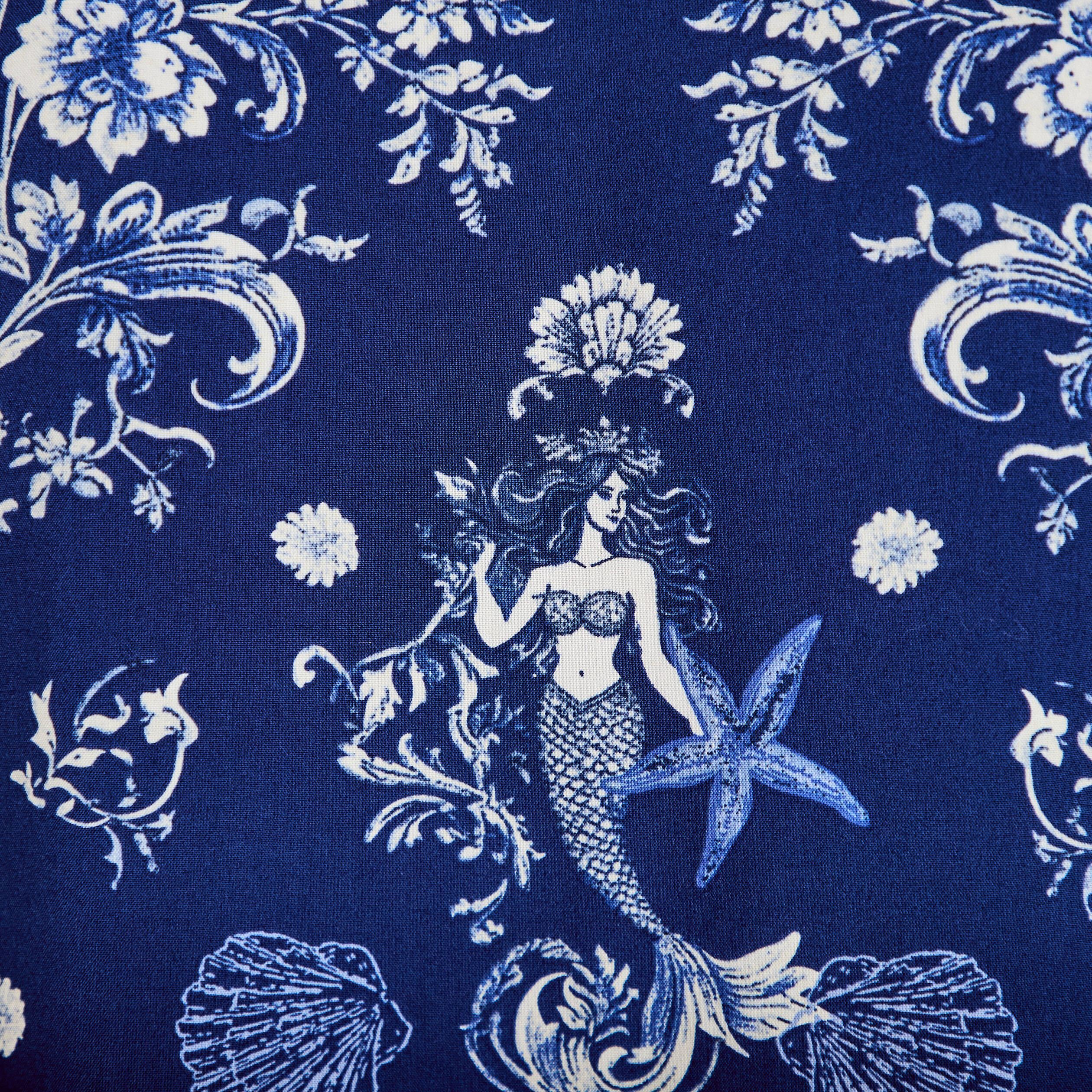 Blouse droite bleu marine femme